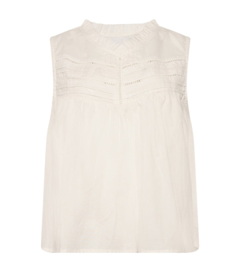TIFFANY Hanni Top Cotton, White