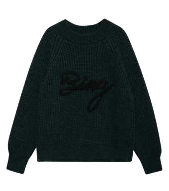 Anine Bing Kendrick Sweater Bing, Dark Teal