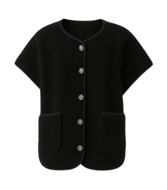 Tiffany Clothing Malou Teddy Vest, Black