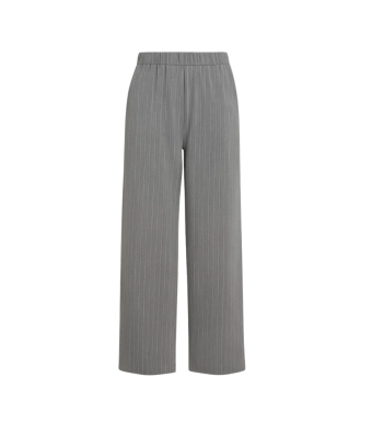 OPAL STUDIO Agnete Pants, Grey Pinstripe