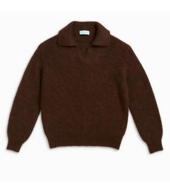 Opal Studio Mana Polo Knit 80% Mohair, Mocca