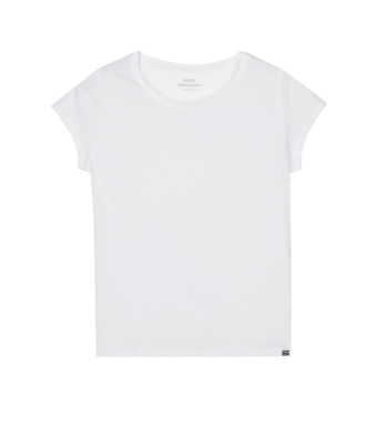 Mads Nørgaard Fine Jersey Teasy Tee Fav, White