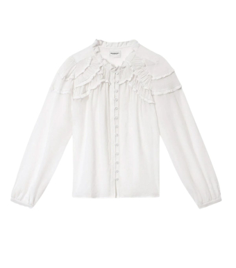 Isabel Marant Christa Top, White/white
