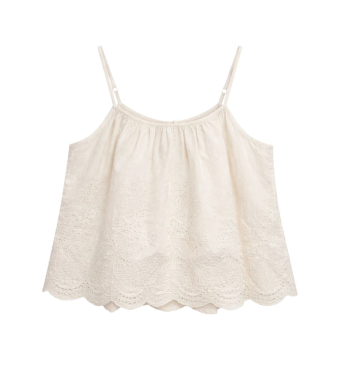 Tiffany Clothing Julia Top, Butter Cream