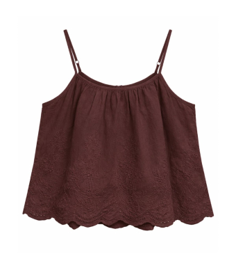 Tiffany Clothing Julia Top, Brown