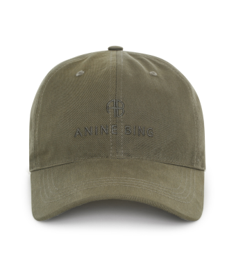Anine Bing Jeremy Baseball Cap S-12-9084, Sage