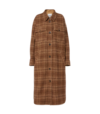 Isabel Marant Gislene Coat, Caramel