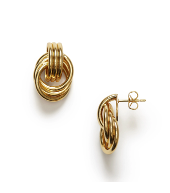 ANNI LU Triplet Earring, Gold
