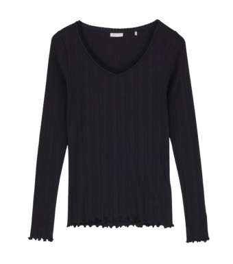 Skall Studio June V-blouse, Black