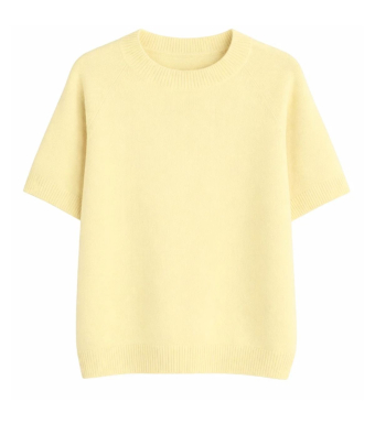 Opal Studio Magna Short Sleeve 707, Butter Yellow