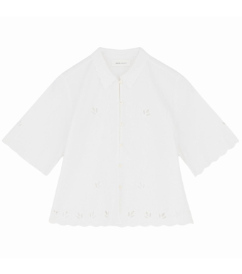 Skall Studio Fleurie Shirt, Optic White