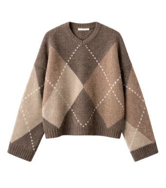 Noella Lai Knit, Ash Brown Mix
