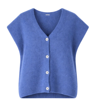 Opal Studio Mana Vest 80% Mohair, Blueberry