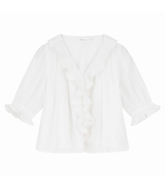 Skall Studio Clea Blouse, Optic White