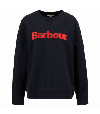 Barbour Hartland Crew Sweatshirt, Navy