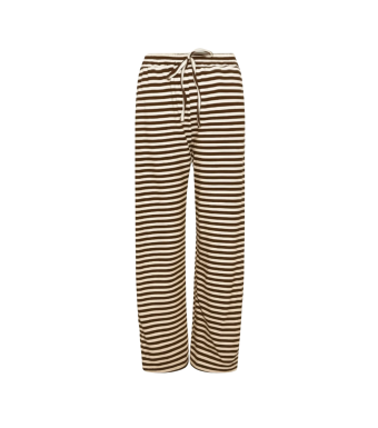 TIFFANY Ibi Pants, Brown/off White Stripe