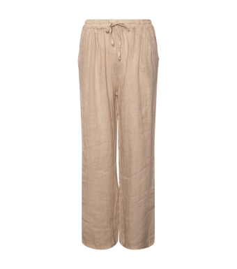 TIFFANY 18870 Linen Pants, Soft Grey