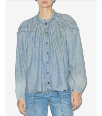 Isabel Marant Milya Top, Blue