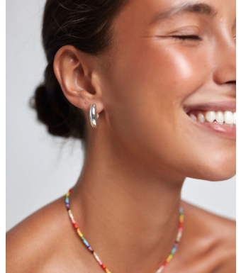 ANNI LU The Big O Hoop, Silver