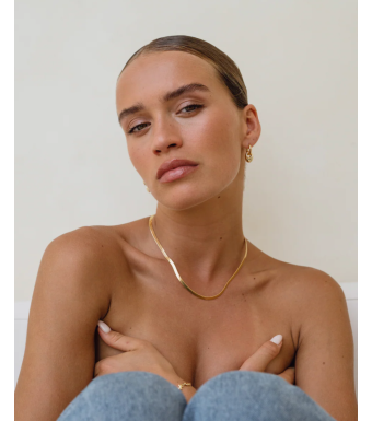 ANNI LU Snake Charmer Necklace, Gold