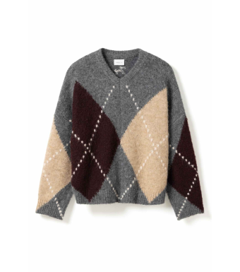 Noella Lai Knit, Medium Grey Melange