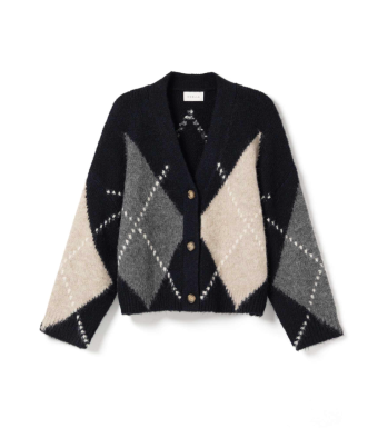 Noella N-laiana Knit Cardigan, Navy Mix