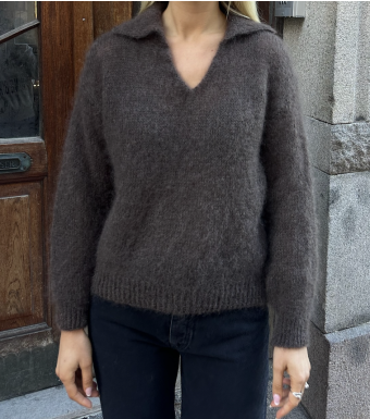 Opal Studio Mana Polo Knit 80% Mohair, Mocca