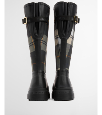 Barbour Dena Tall Welly Boots, Black