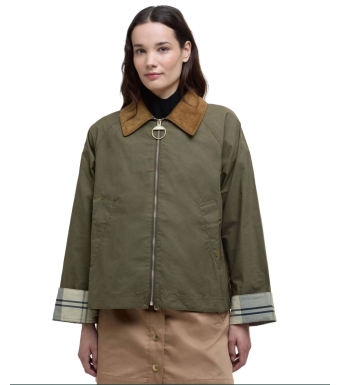 Barbour Catlin Casual Jacket, Dusky Green