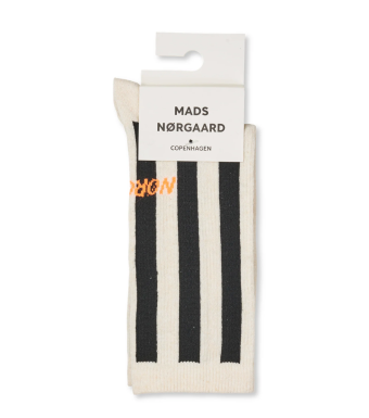 Mads Nørgaard Antonella Sock Single, Black/vanilla Ice