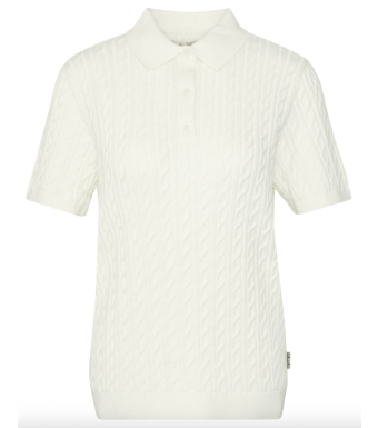 Barbour Hartland Polo, White