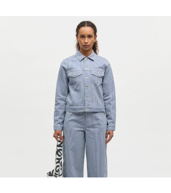 Mads Nørgaard Demi Jacket Hickory Punk, Bright Cobalt