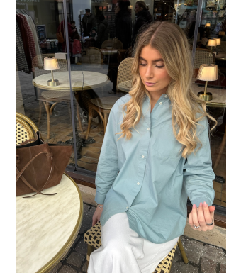 Skall Studio Edgar Shirt Gots, Aqua