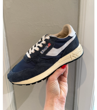 AUTRY Reelwind Low Sneakers, White/blue Space