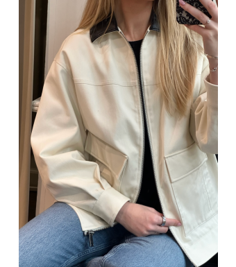 Anine Bing Holden Jacket, Cream