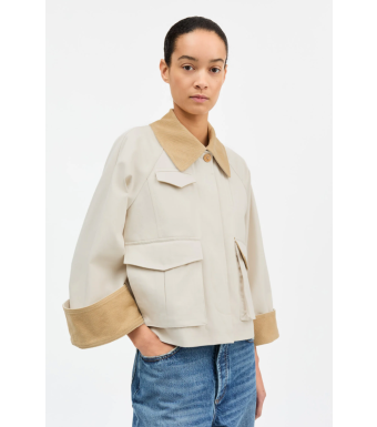 Skall Studio Gaby Summer City Jacket, Dusty White