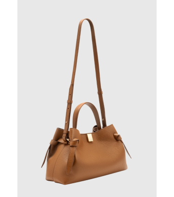 YUZEFI Gyoza Pebble Grain Leather, Hazel