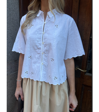 Skall Studio Fleurie Shirt, Optic White