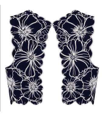 Farm Rio Top Blue Richelieu, Blue