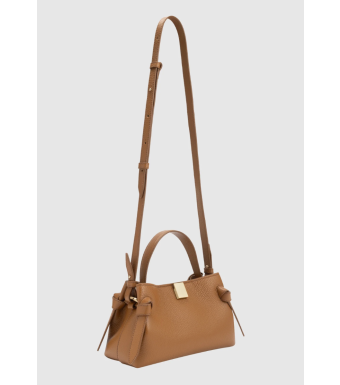 YUZEFI Gyoza Mini Pebble Grain Leather, Hazel